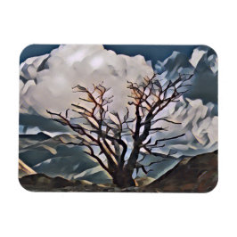 MOUNTAIN TRÄD MAGNET