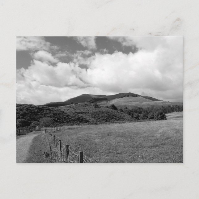 "Mountain Trail" Vykort (Framsida)