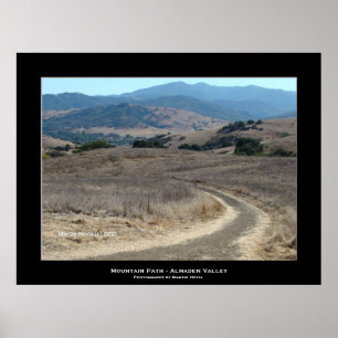 "Mountain Väg - Almaden Valley" Poster