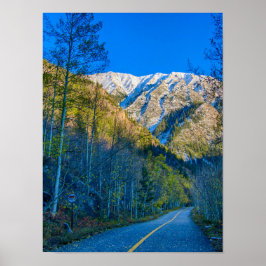 Mountain Väg / Rocky Mountain Sunrise Poster