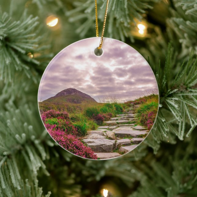 Mountain väg till Clouds Julgransprydnad Keramik (Träd)