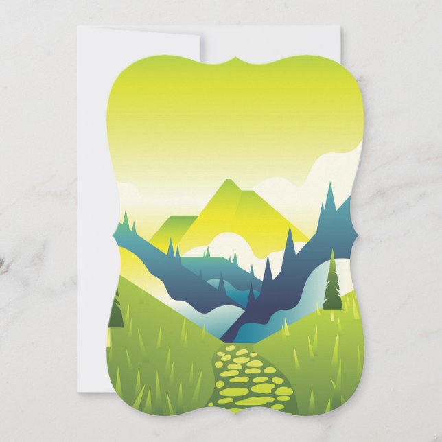 Mountain Valley Scenery (Framsida)