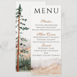 Mountain View Meny Inbjudningar