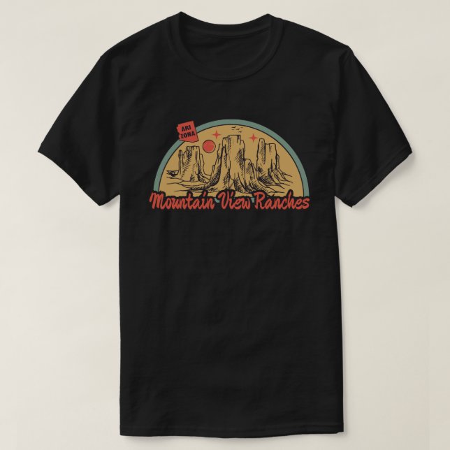 Mountain View Ranches, Arizona T-shirt (Design framsida)