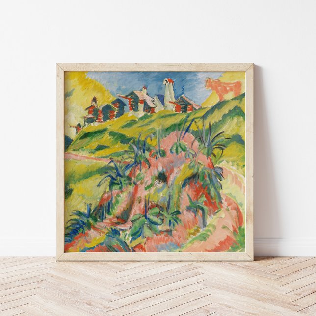 Mountain Village | Ernst Ludwig Kirchner Poster (Skapare uppladdad)