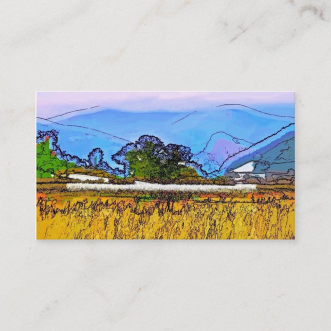 MOUNTAIN VISITKORT (Framsida)