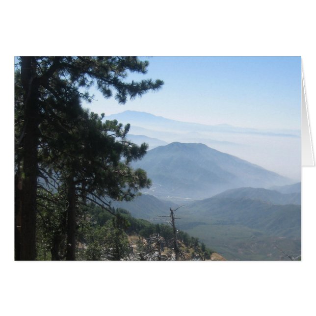 Mountain Vista Hälsningskort (Framsidan Horizontal)
