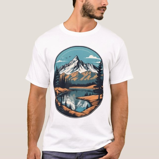 Mountain Vista Tshirt T Shirt (Framsida)