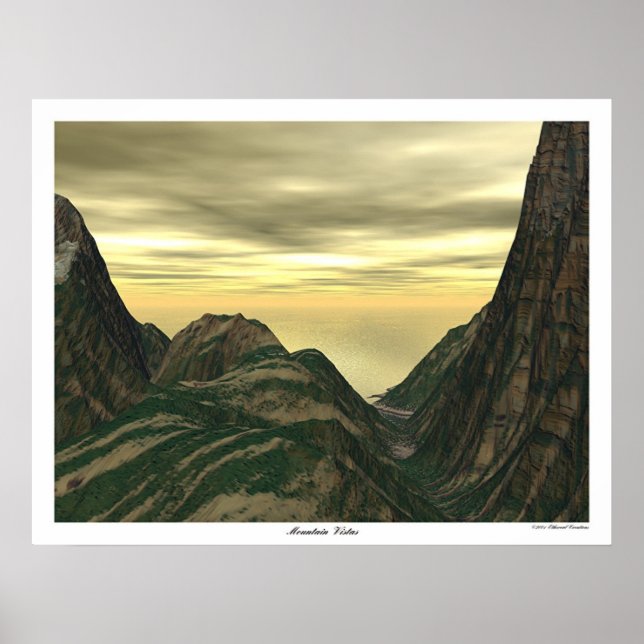 Mountain Vistas Poster (Framsidan)