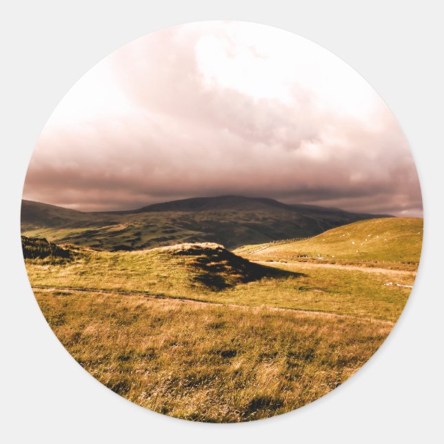 MOUNTAIN-VYER RUNT KLISTERMÄRKE (Framsida)