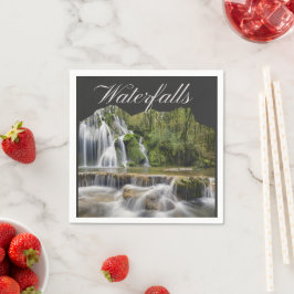 Mountain Waterfalls Travel Pappersservett