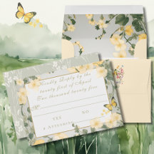 Mountain WildblomGarden WedWedding OSA kort