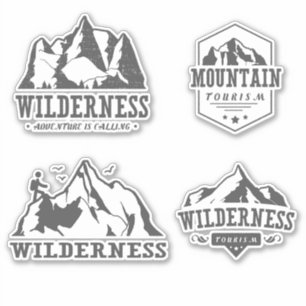 Mountain Wilderness Emblem Klistermärken