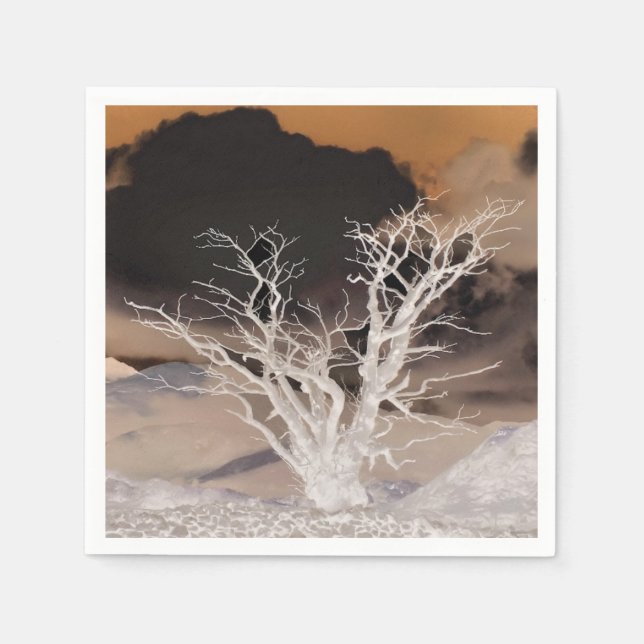 MOUNTAIN WINTER PAPPERSSERVETT (Framsidan)