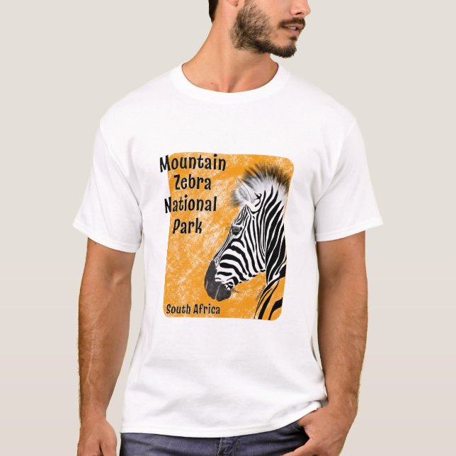 Mountain Zebra National Park, South Afrika T Shirt (Framsida)