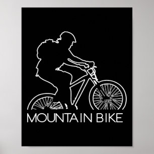 Mountainbike Bmx Coola cyklister present cykling T Poster