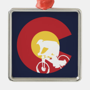Mountainbike Colorado Julgransprydnad Metall
