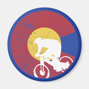 Mountainbike Colorado Magnet