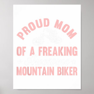 Mountainbike-cykel Mtb-cykling Cykel Cyklande Mamm Poster