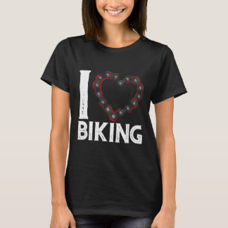 Mountainbike Cykling Cykel Jag älskar cykling T Shirt