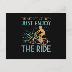 Mountainbike cyklist vykort