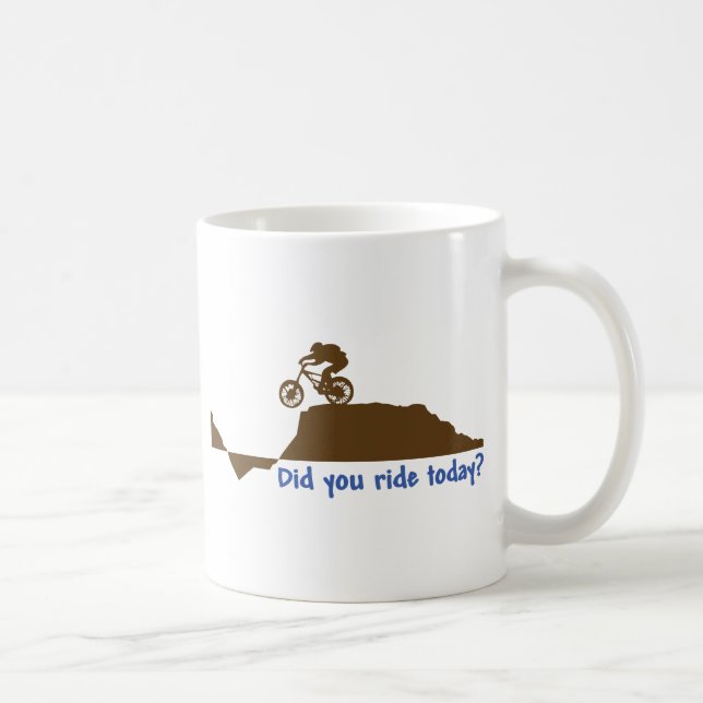 Mountainbike - dagritt kaffemugg (Höger)
