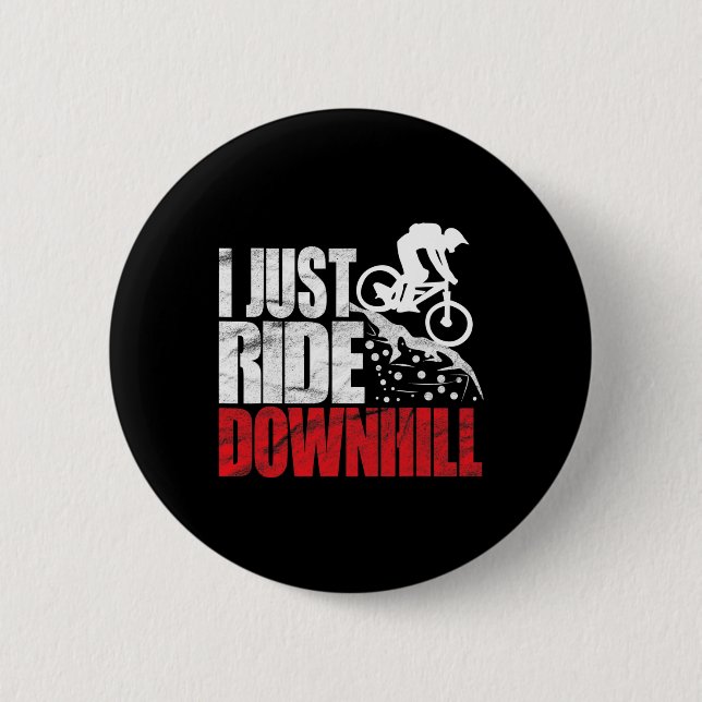 Mountainbike-design för MTB downhill-cykling Knapp (Framsida)