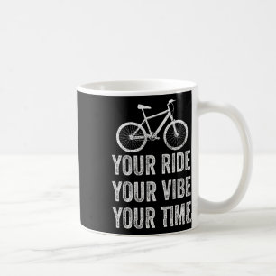 Mountainbike din tur din vibe din tid ledspår kaffemugg