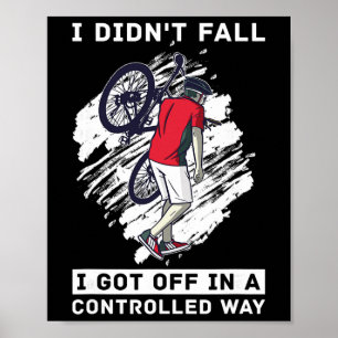 Mountainbike Downhill cyklister - Cykel Cykla Mtb Poster