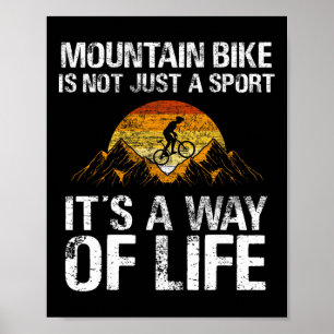 Mountainbike Downhill - Mountainbiking Mtb Poster