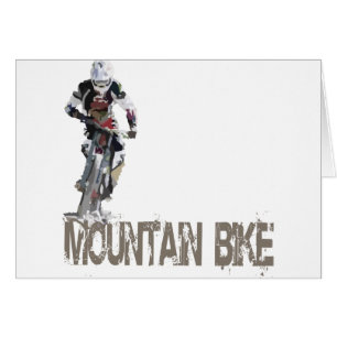 Mountainbike Hälsningskort