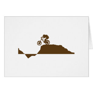 Mountainbike Hälsningskort