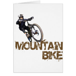 Mountainbike Hälsningskort