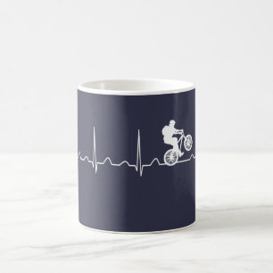 Mountainbike hjärtslag kaffemugg