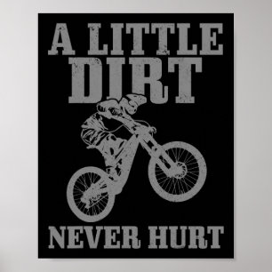 Mountainbike Lite Smuts Skadar Aldrig Downhill Mtb Poster