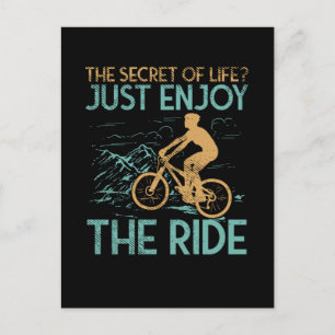 Mountainbike mountainbiker vykort