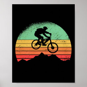 Mountainbike MTB Downhill Mountainbike Poster