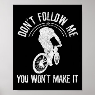 Mountainbike - Mtb Downhill Rolig Mountainbiker Poster