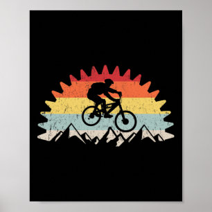 Mountainbike Mtb Downhill Vintage Mountainbike Cyk Poster