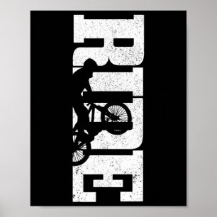 Mountainbike Mtb Downhill Vintage Mountainbiking Poster