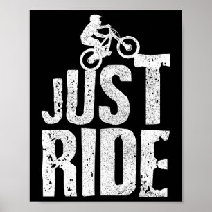 Mountainbike Ride Kör Mtb Cykling Mountain Cyklist Poster
