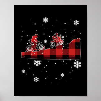 Mountainbike-rutig jul  poster