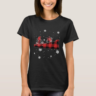 Mountainbike-rutig jul  t shirt