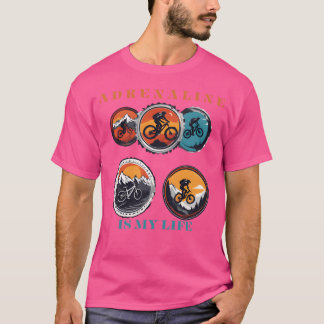 Mountainbike sport rolig t shirt