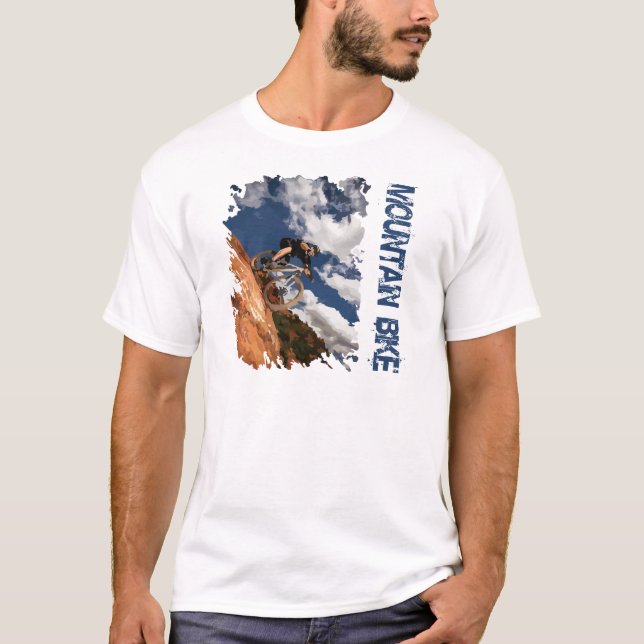 Mountainbike T-shirt (Framsida)
