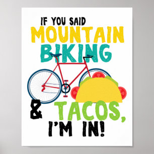 Mountainbike - Utomhus Mtb Downhill-cykel Poster
