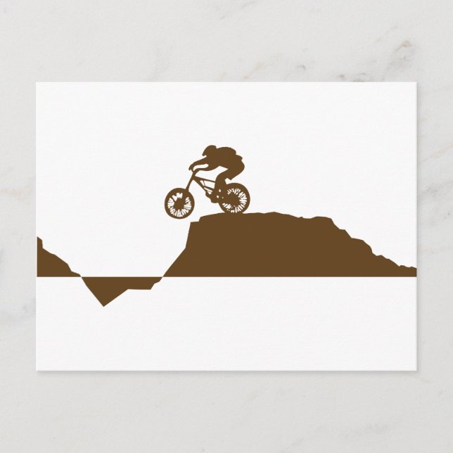Mountainbike Vykort (Framsida)
