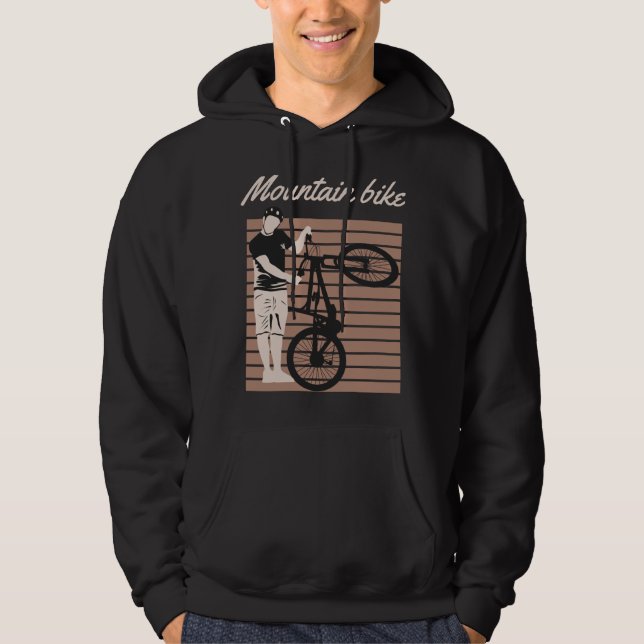 Mountainbikeåkare Hoodie (Framsida)
