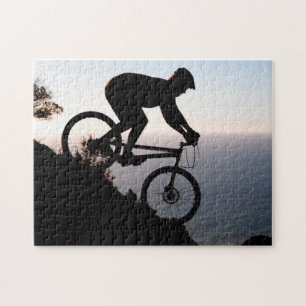 Mountainbikeåkare. Lions Head, Cape Town Pussel