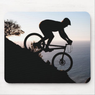 Mountainbikeåkare. Lions Head, Kapstaden Musmatta